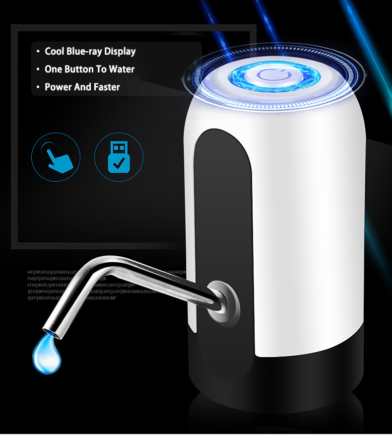 Alloet Pom   pa Elektrik Air Minum Galon Rechargeable Smart